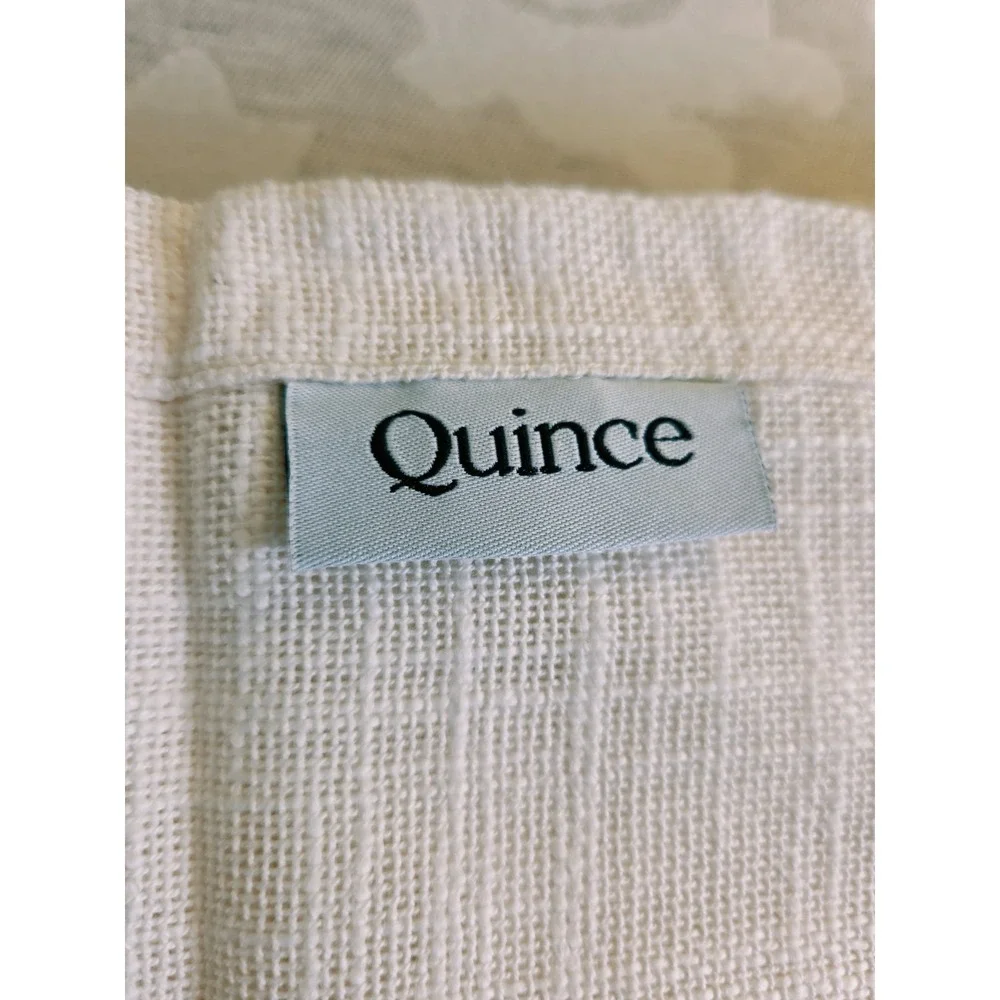 Quince 100% Cotton Sheer Curtains Set of 2 48